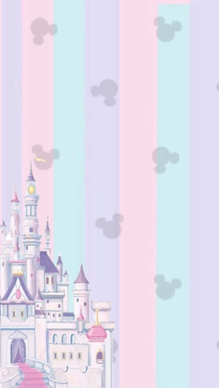 Characters - Oplev den magiske verden af ​​pastelfarvede Disney-karakterer Wallpaper