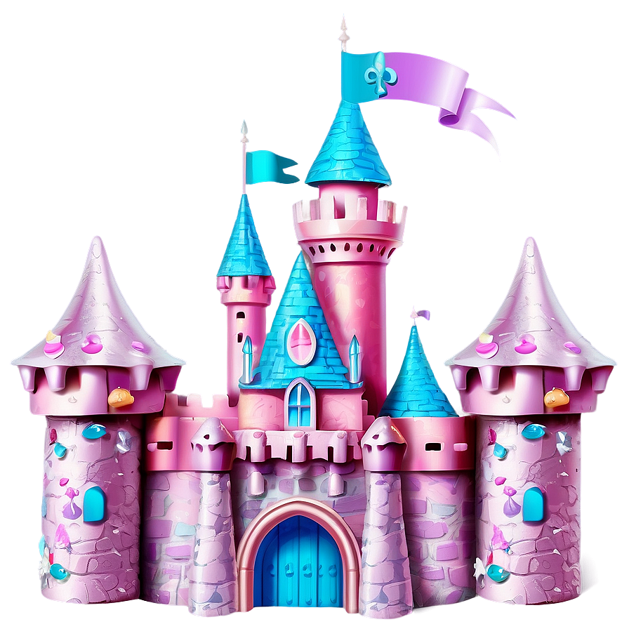 Pastel Disney Castle Png Wma PNG