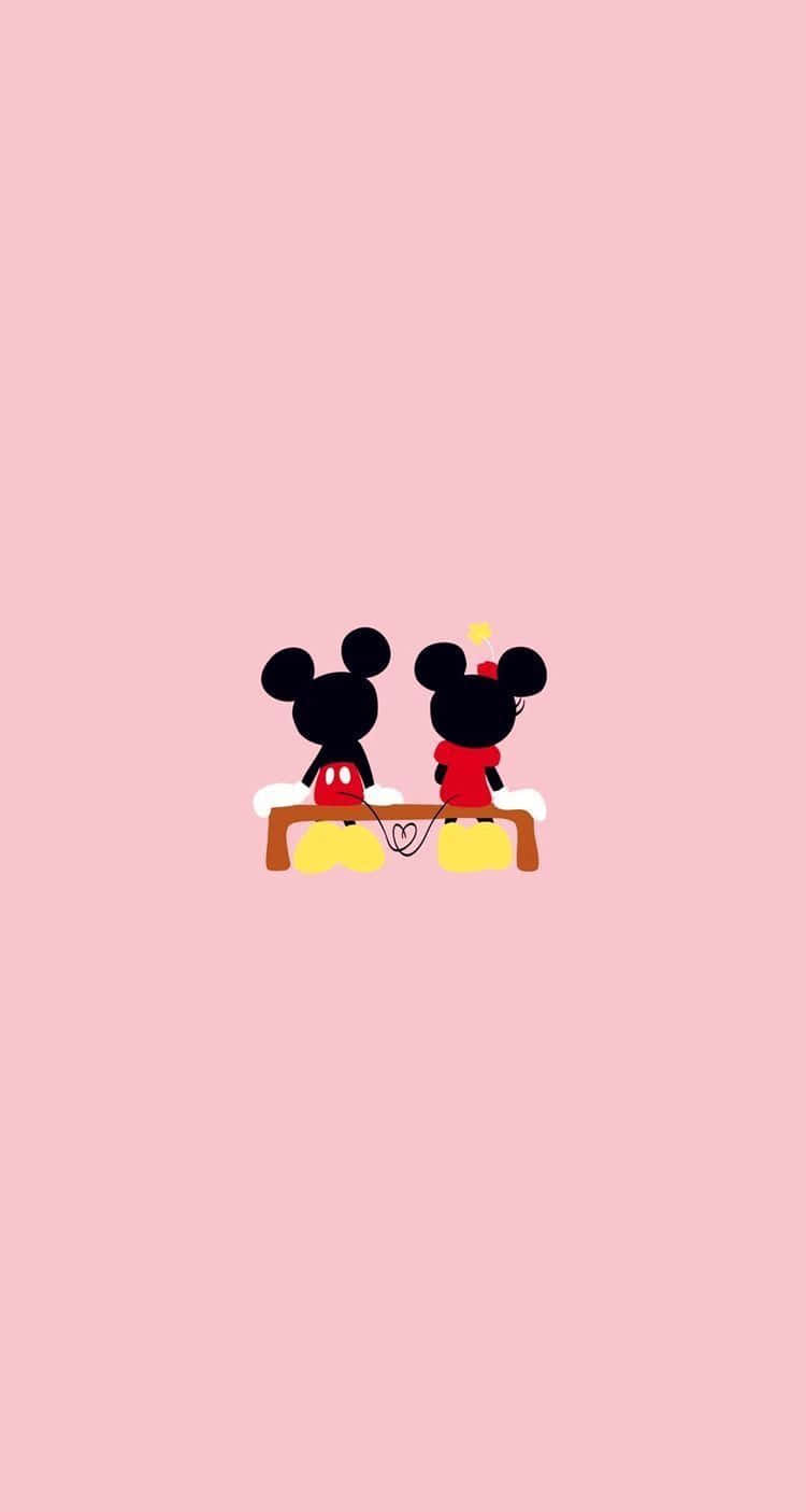 Vis din sjove og venlige side med pastelfarvede Disney! Wallpaper