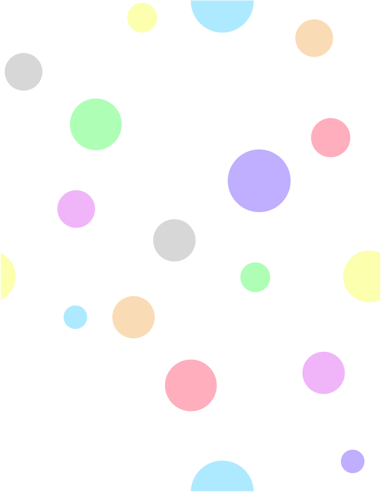 Pastel Dots Pattern PNG