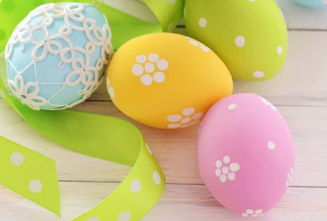 Enjoy a delightful pastel Easter background
