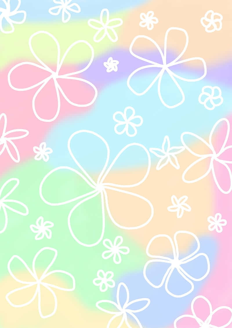 Pastel Floral Background Wallpaper