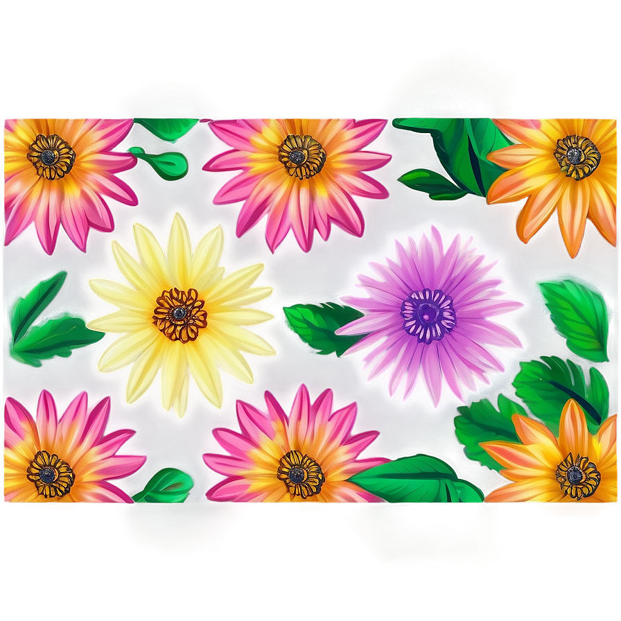 Pastel Floral Pattern Png 7 PNG