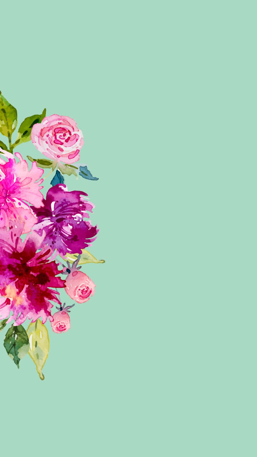 Pastel Flower Background 900 X 1600