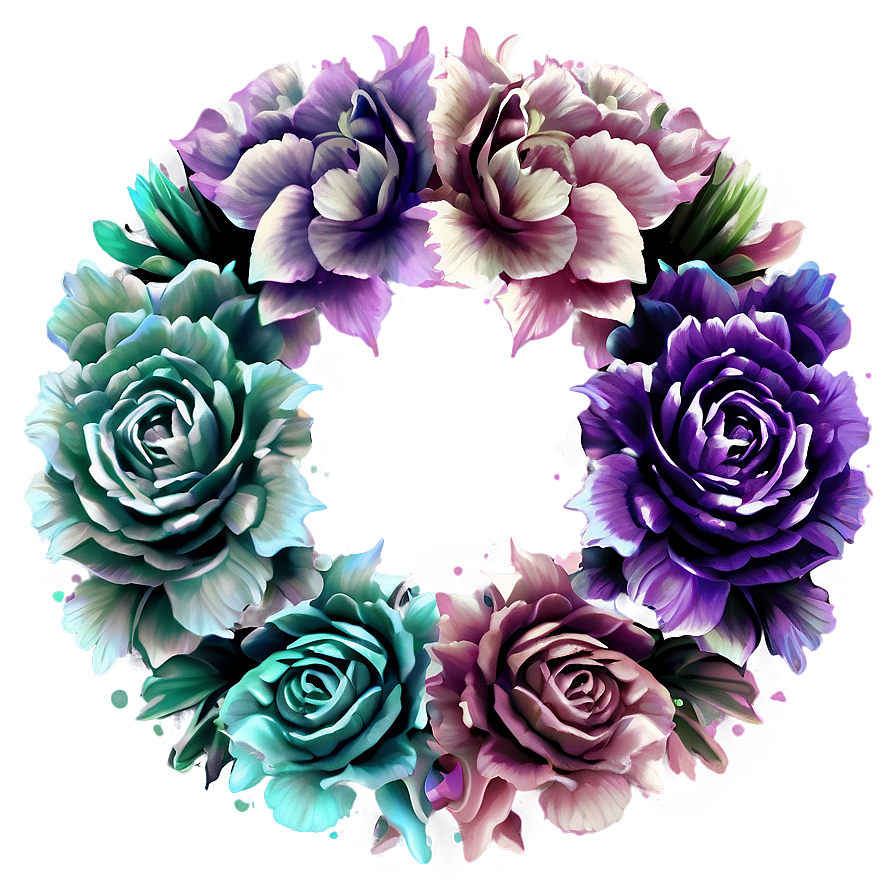 Pastel Flower Circle Png Yih94 PNG