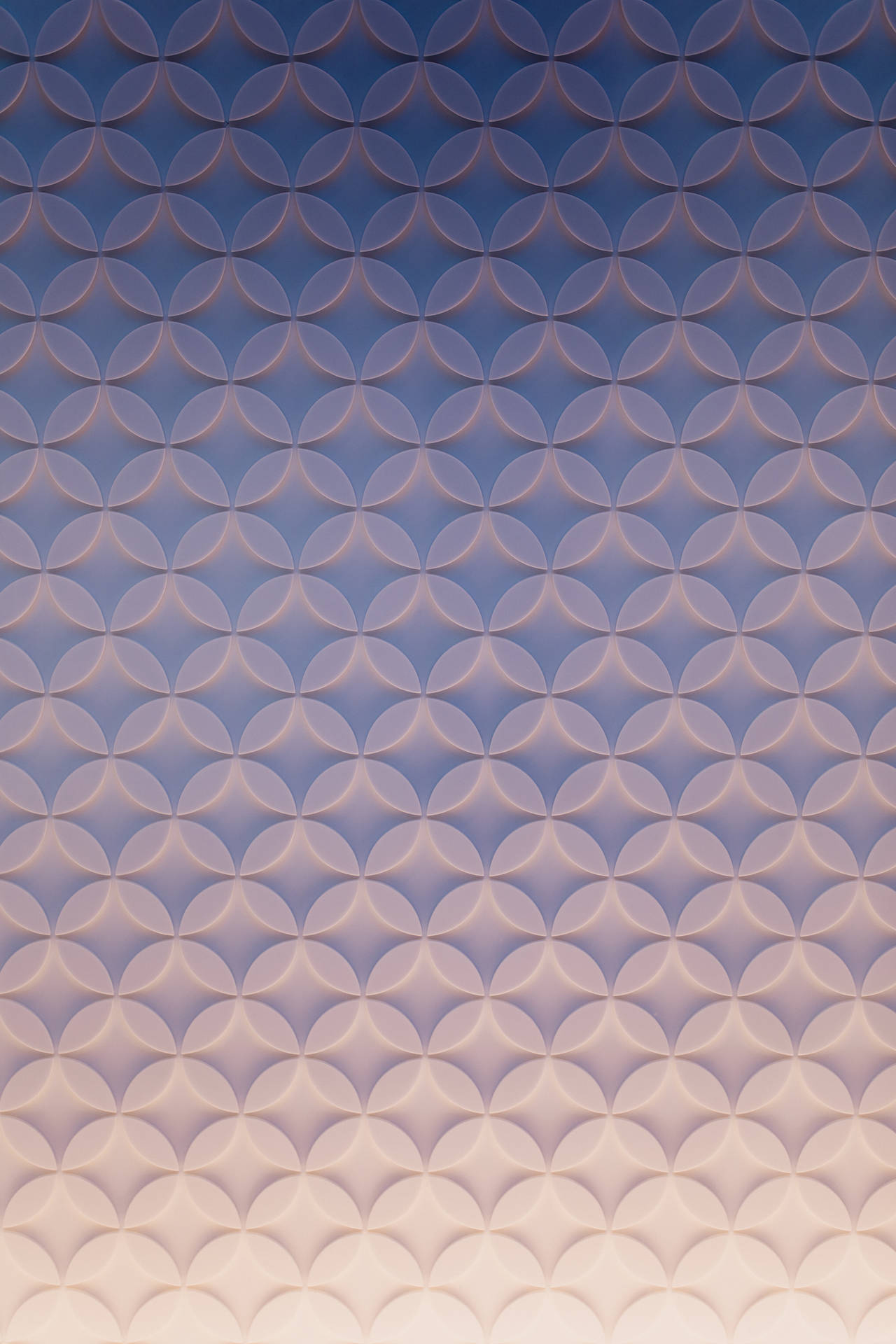 Pastelfarvet geometrisk køligt mønster Wallpaper