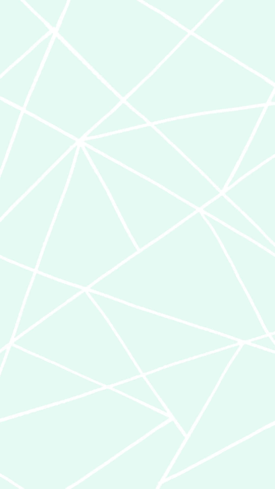 Pastel Green Background Triangles Spaces