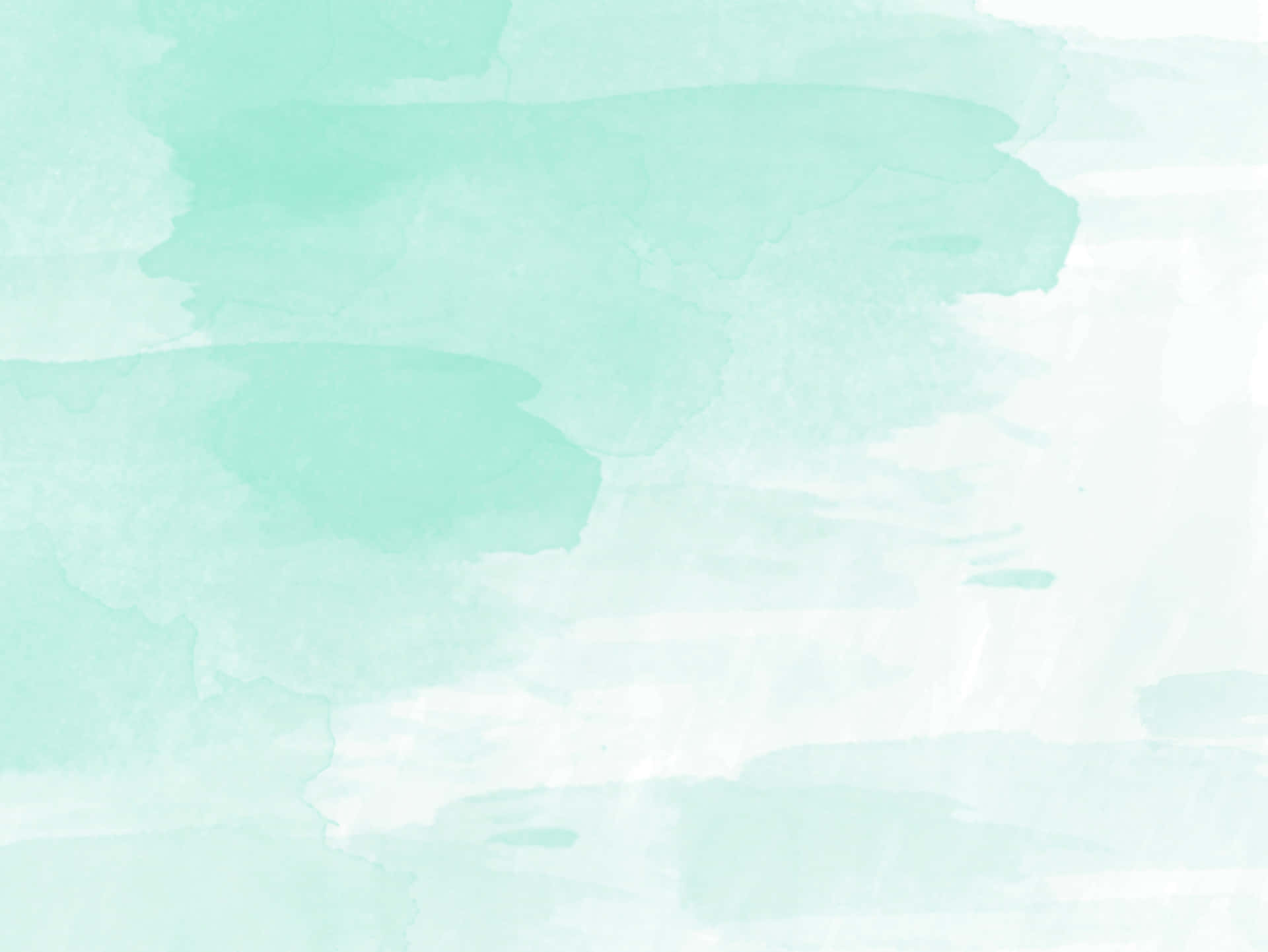 Pastel Green Background Watercolor Stains