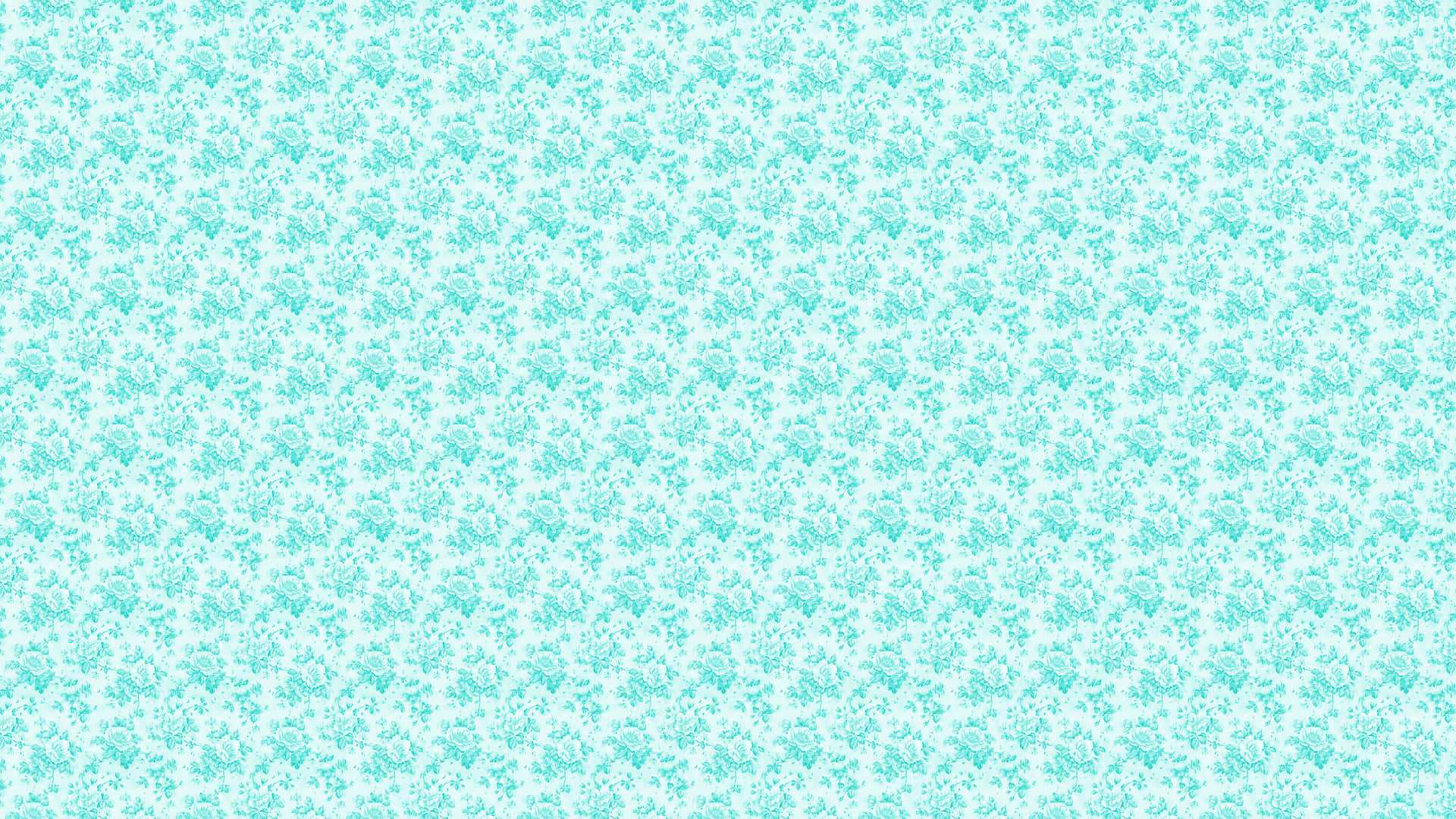 A Blue And White Floral Pattern