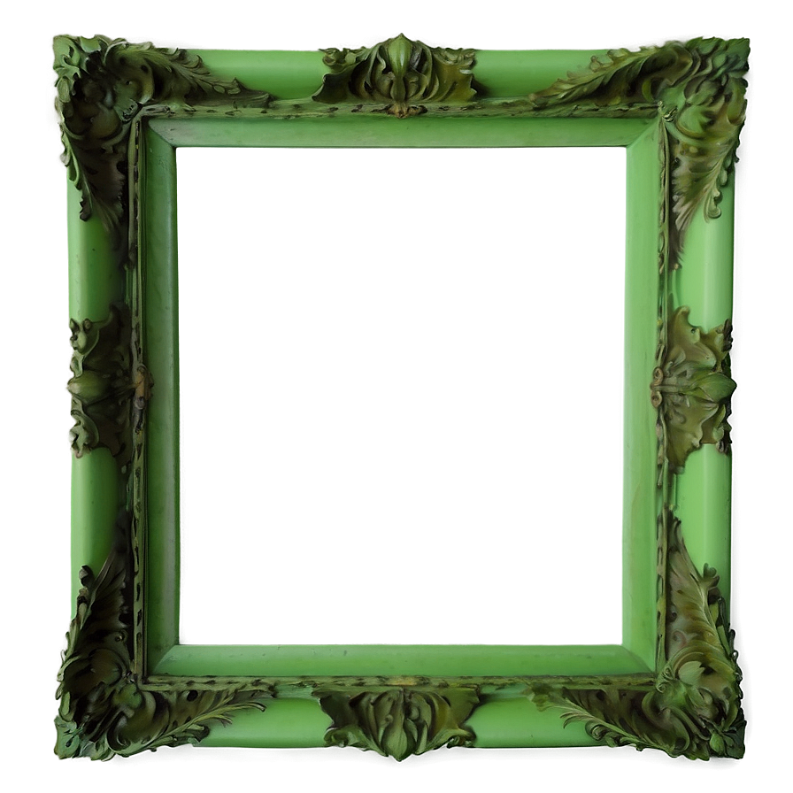 Pastel Green Frame Png 06262024 PNG