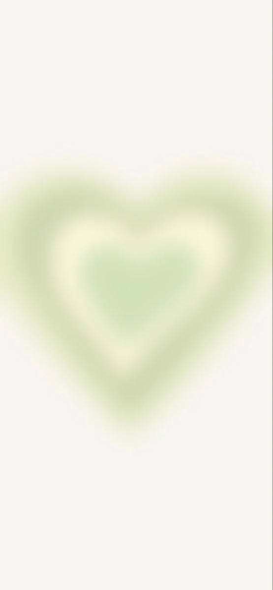 Pastel Green Heart Aura Aesthetic Wallpaper