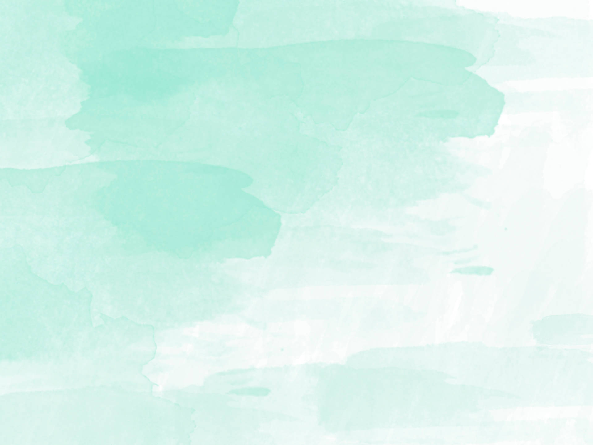 Pastel Green Watercolor Brushed On Paper Wallpaper