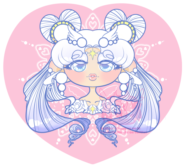 Pastel Heart Anime Character PNG