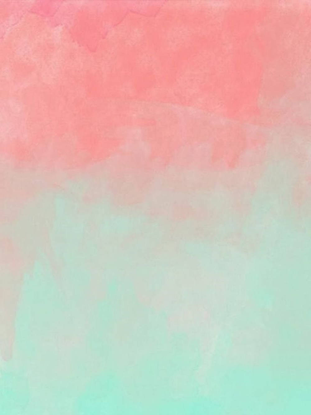Pastel Ipad Gradient Coral And Mint Green Picture