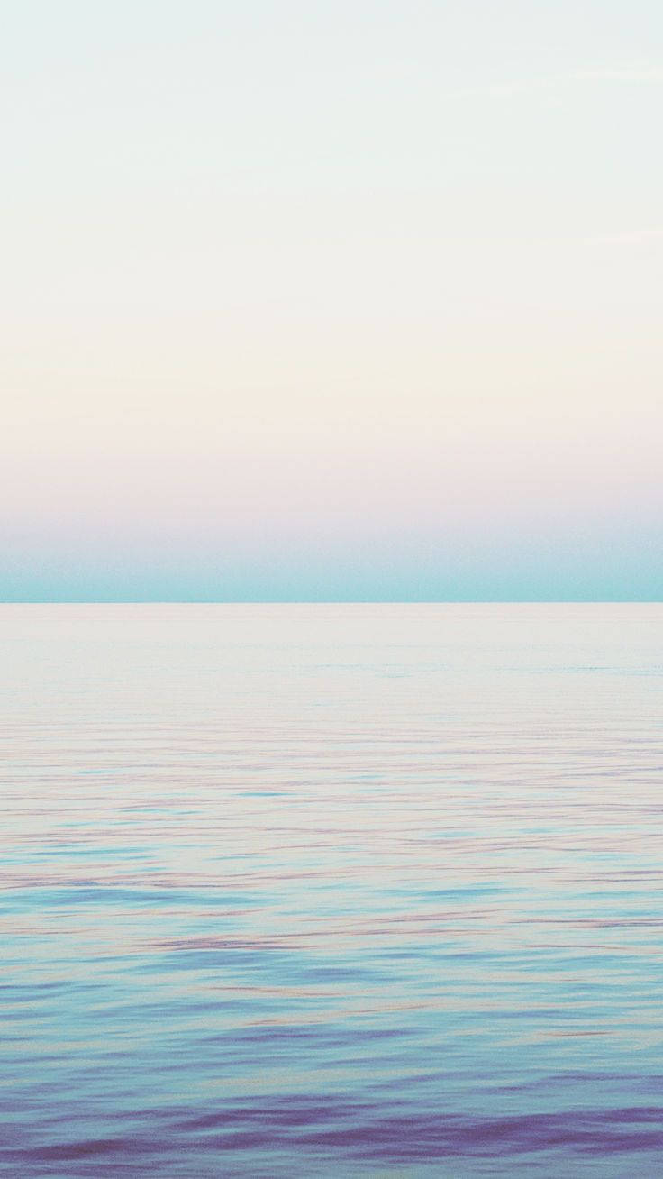 Pastel Iphone Calm Sea Wallpaper