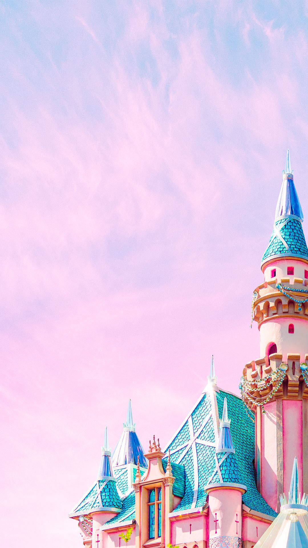 Pastel Iphone Colorful Castle Wallpaper