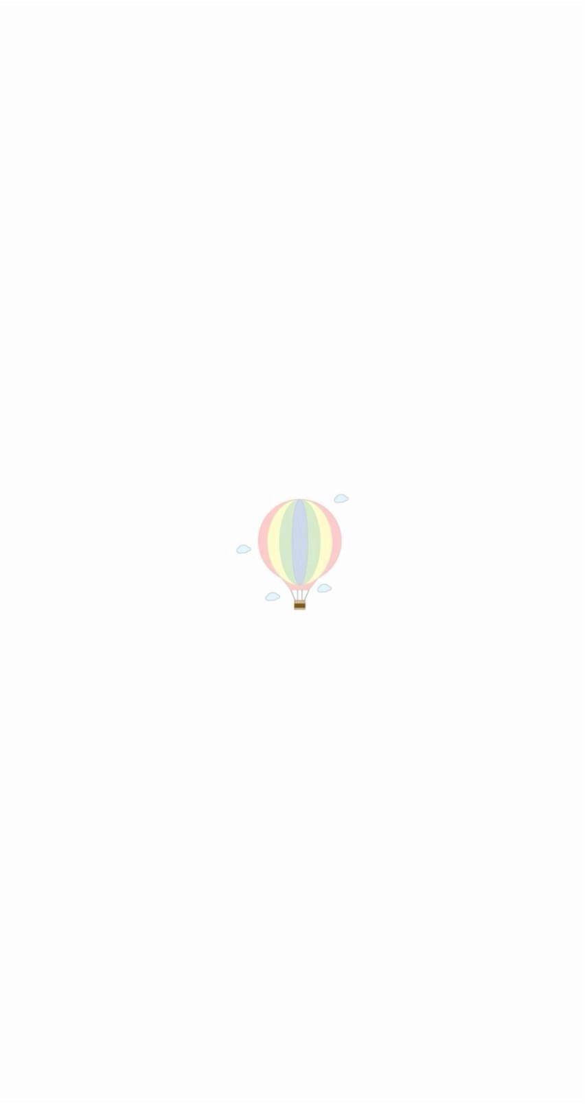 Pastel Iphone Hot Air Balloon Art Wallpaper