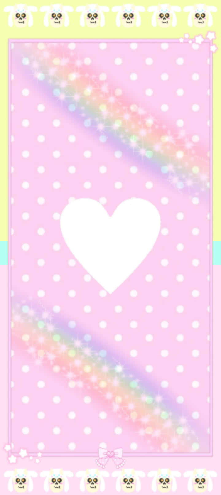 Pastel_ Kawaii_ Background_with_ Heart Wallpaper