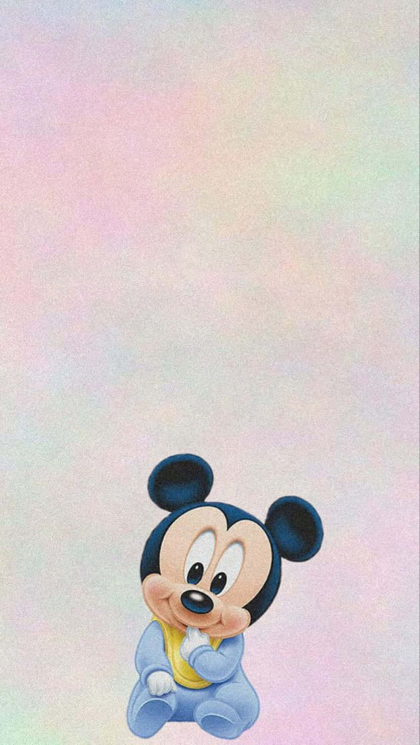 Pastel Mickey Mouse Aesthetic Wallpaper