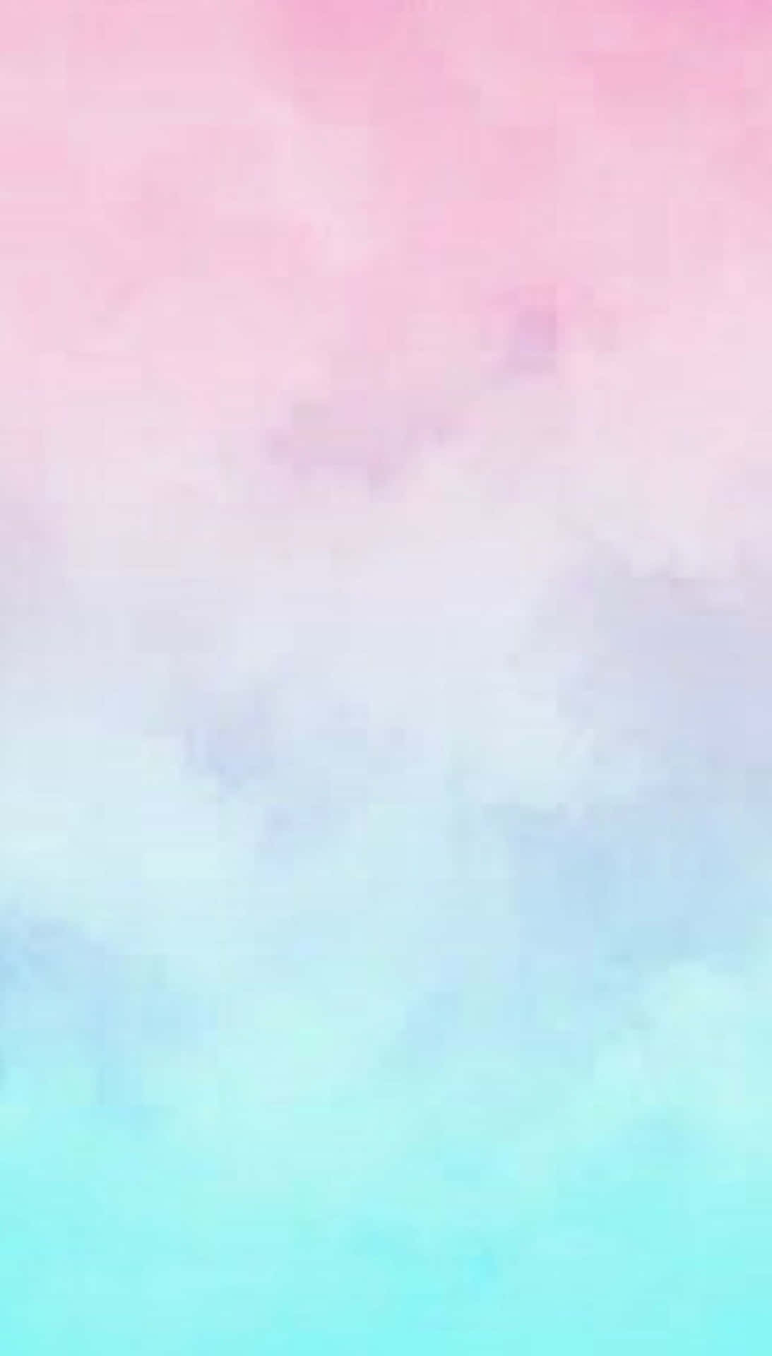 En vandfarve baggrund med blå og pink skyer Wallpaper