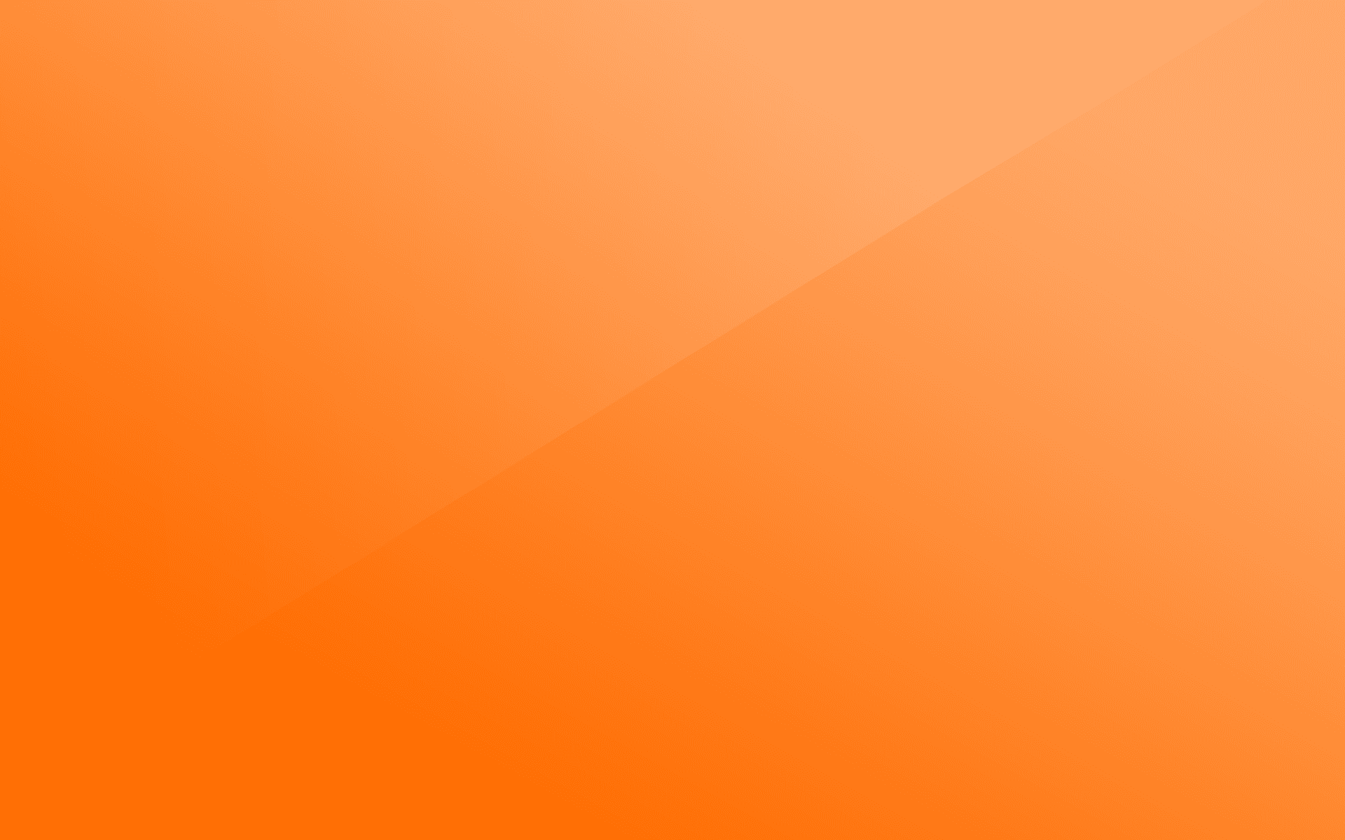 Bold pop of pastel orange against a white background