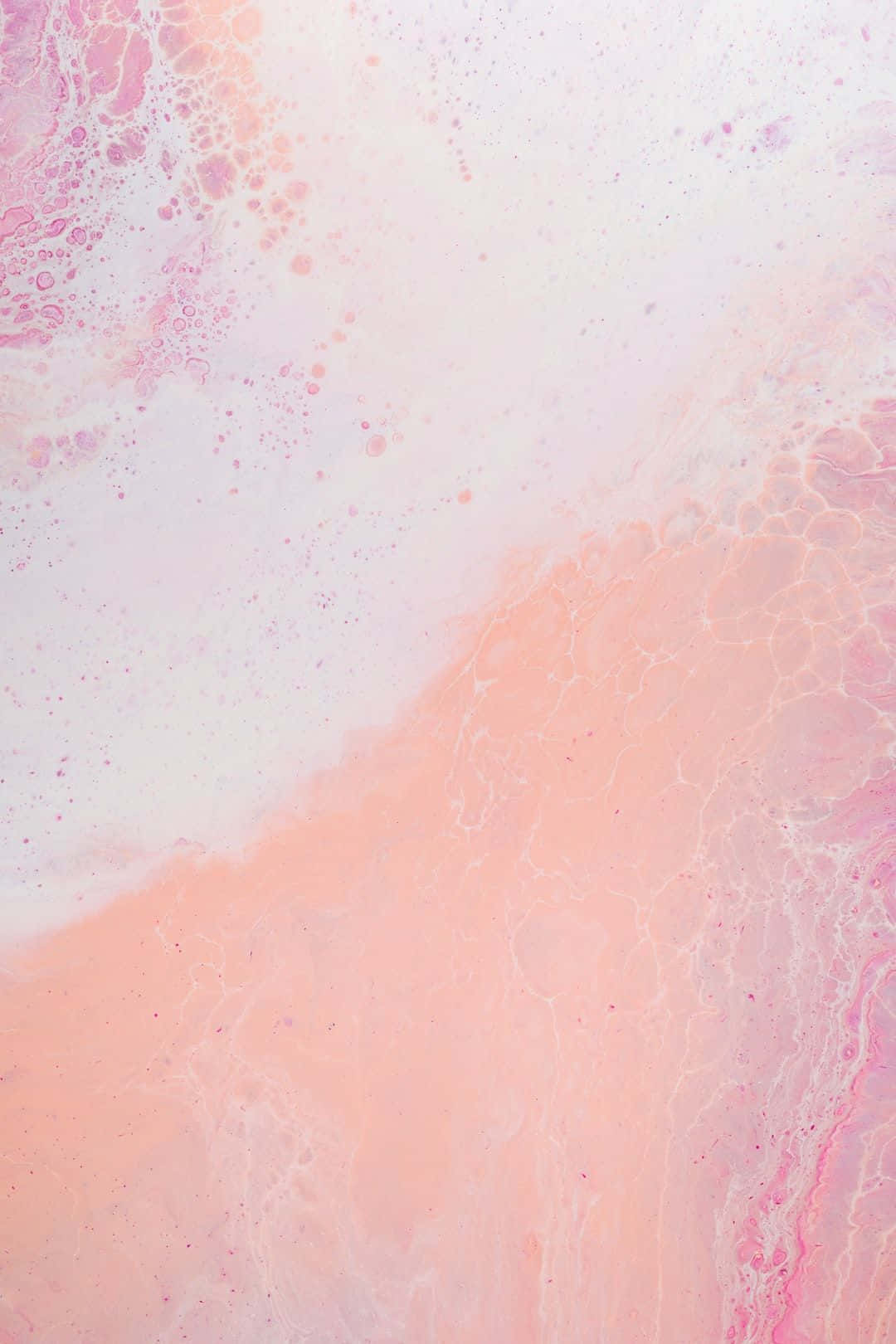 Pink And White Abstract Painting Wallpaper