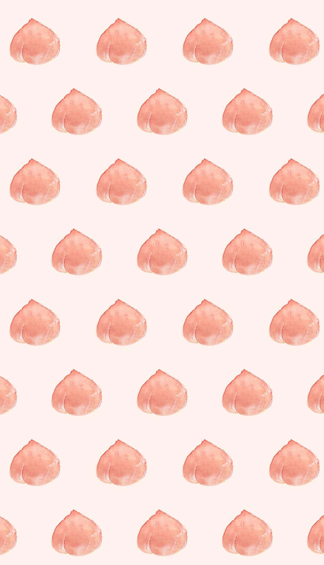 A Pink And White Pattern With A Pink Heart Wallpaper