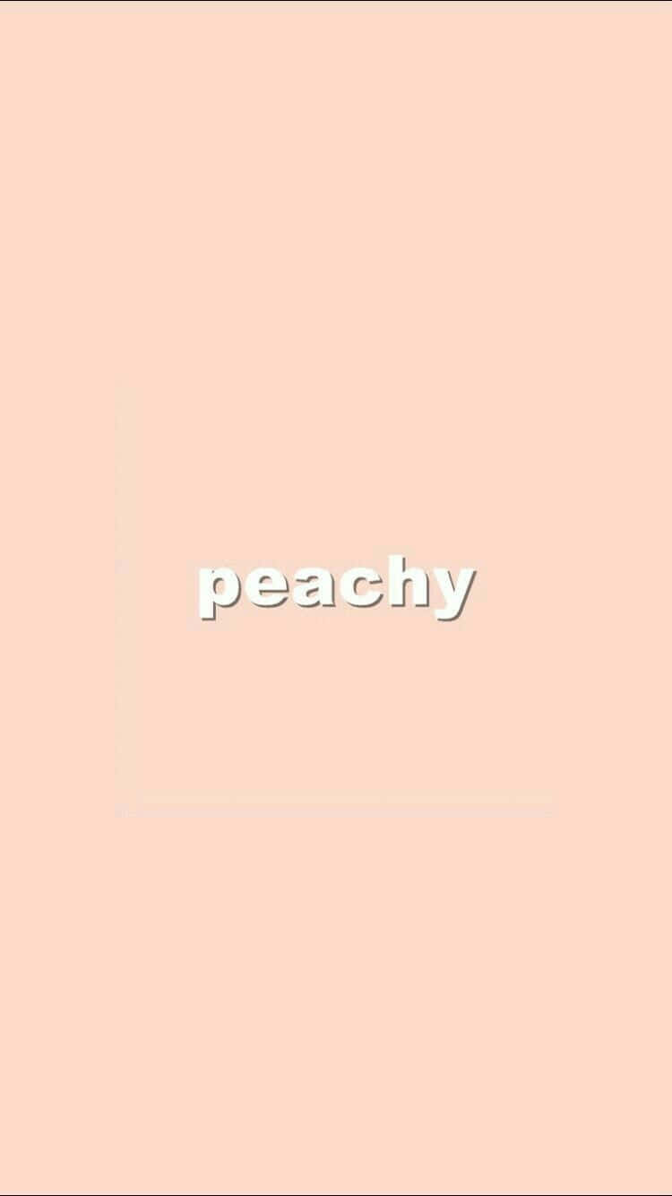 A Pastel Peach Oasis - Relax and Rejuvenate Wallpaper