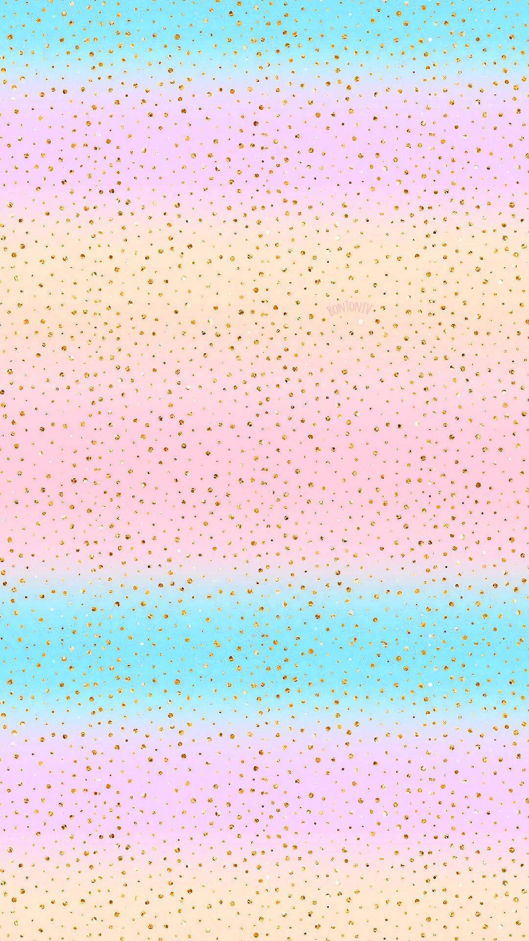 Pastel Phone Dotted Stripes Wallpaper