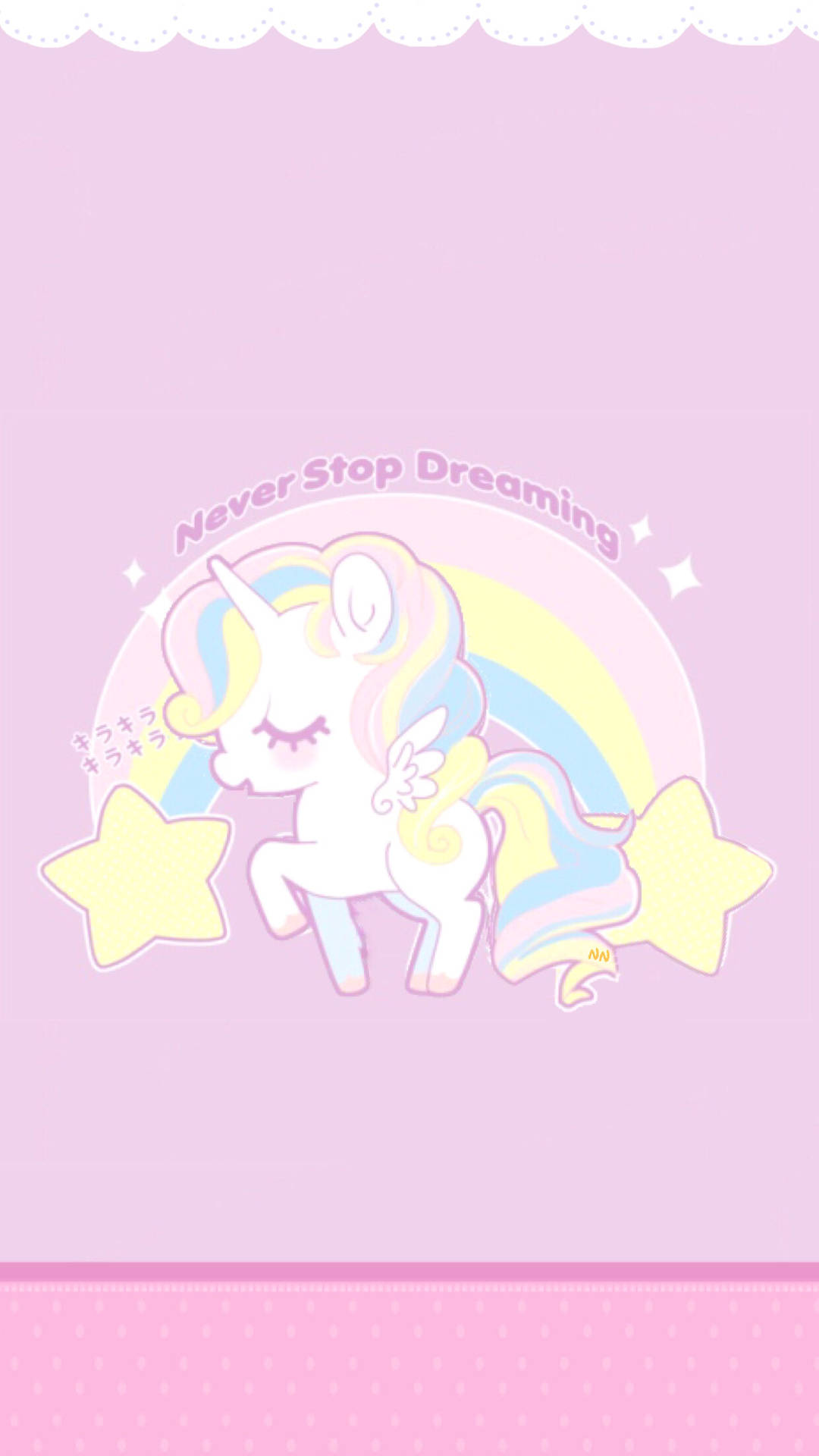 Pastel Phone Unicorn Art Background