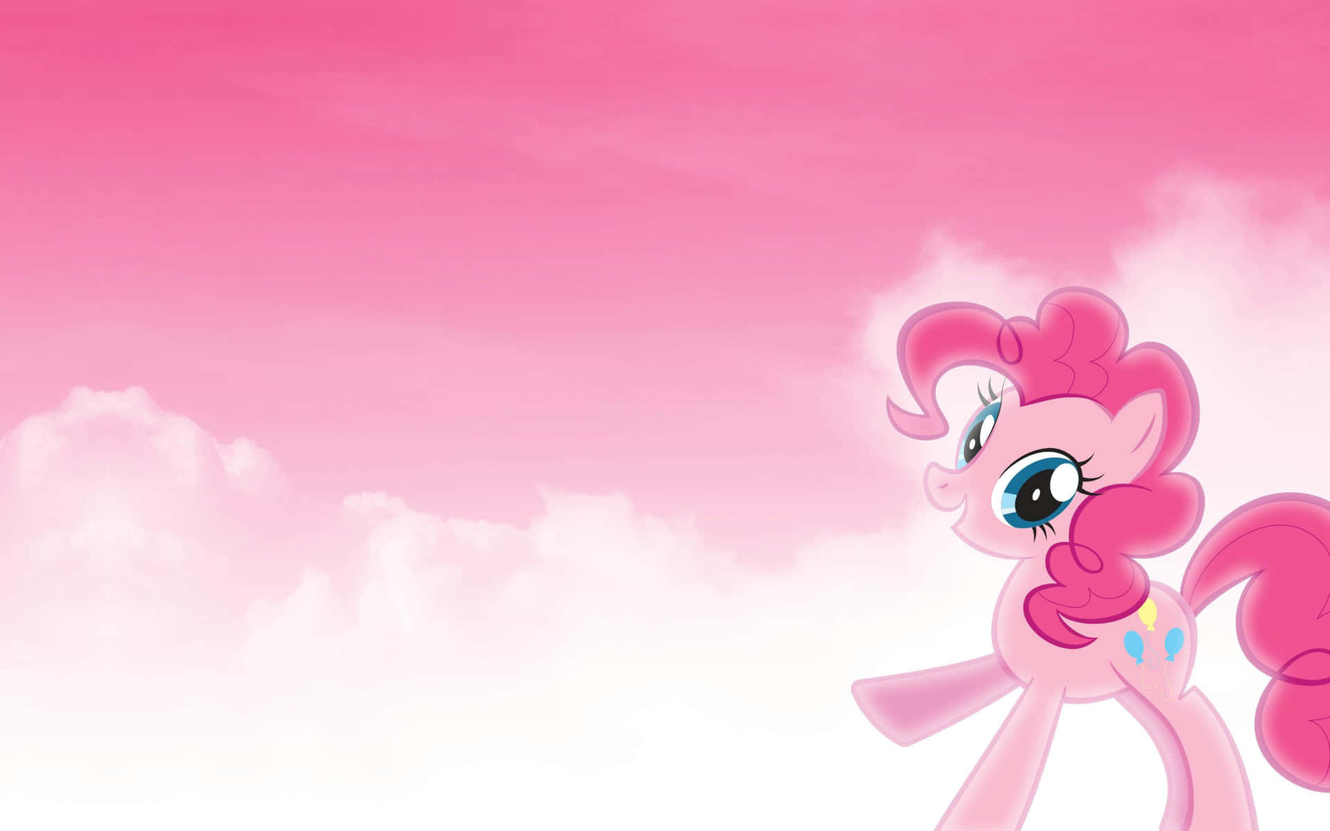 Papel De Parede Para Computador Em Estilo Pastel Rosa Com A Temática De My Little Pony. Papel de Parede