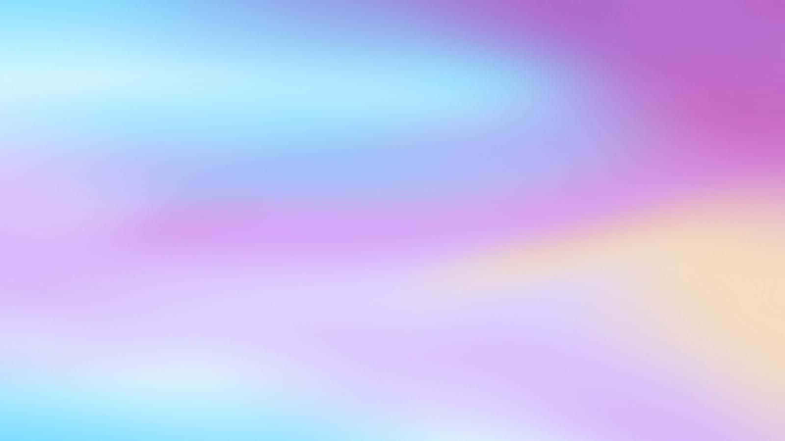Pastellrosahimmel Mit Regenbogen Ästhetischem Computer Wallpaper