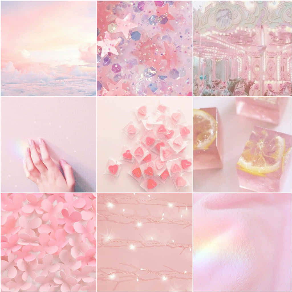 Adventure in a cloud-fairy tale world with this pastel pink aesthetic.