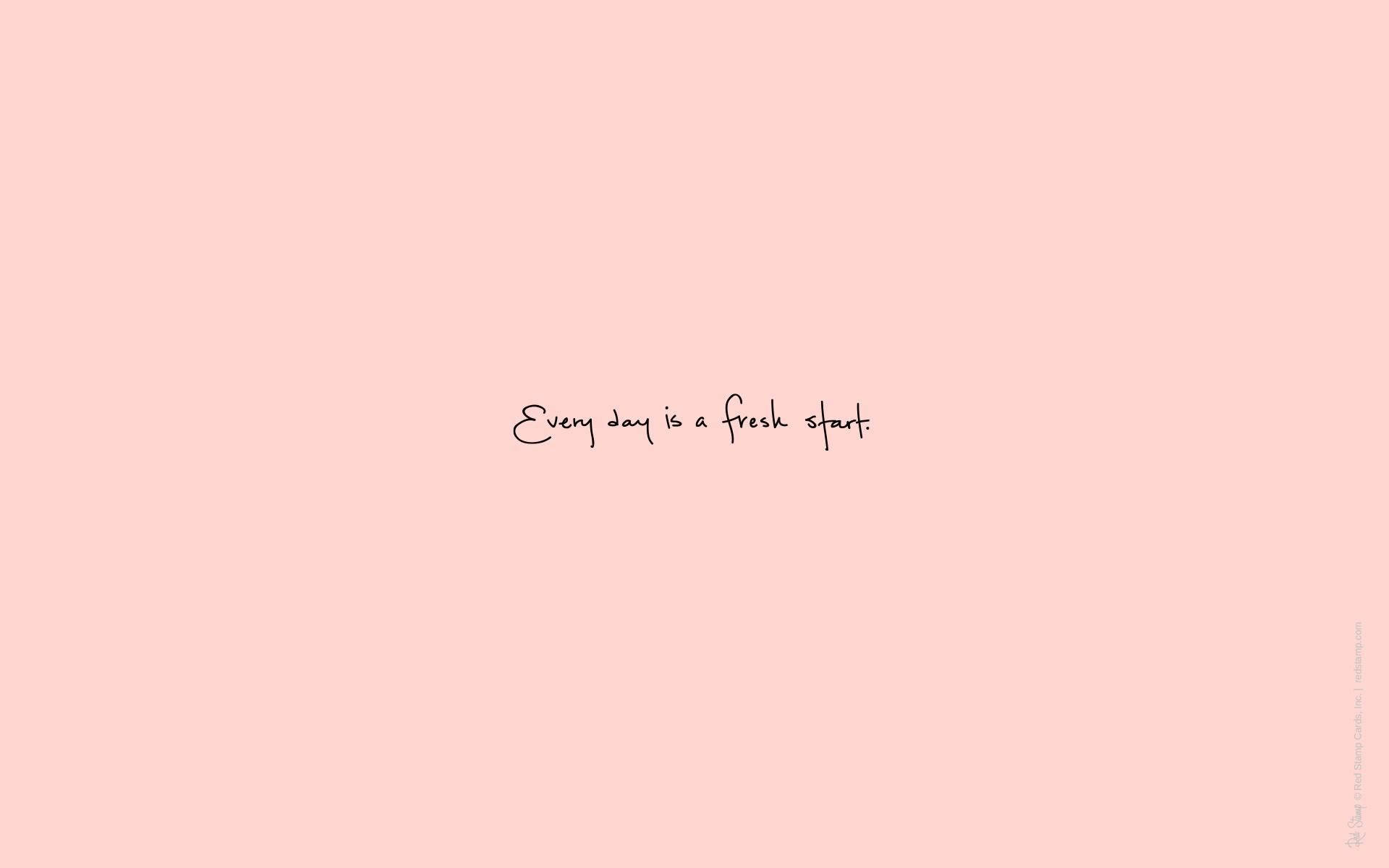 Pastel Pink Aesthetic Quote Wallpaper
