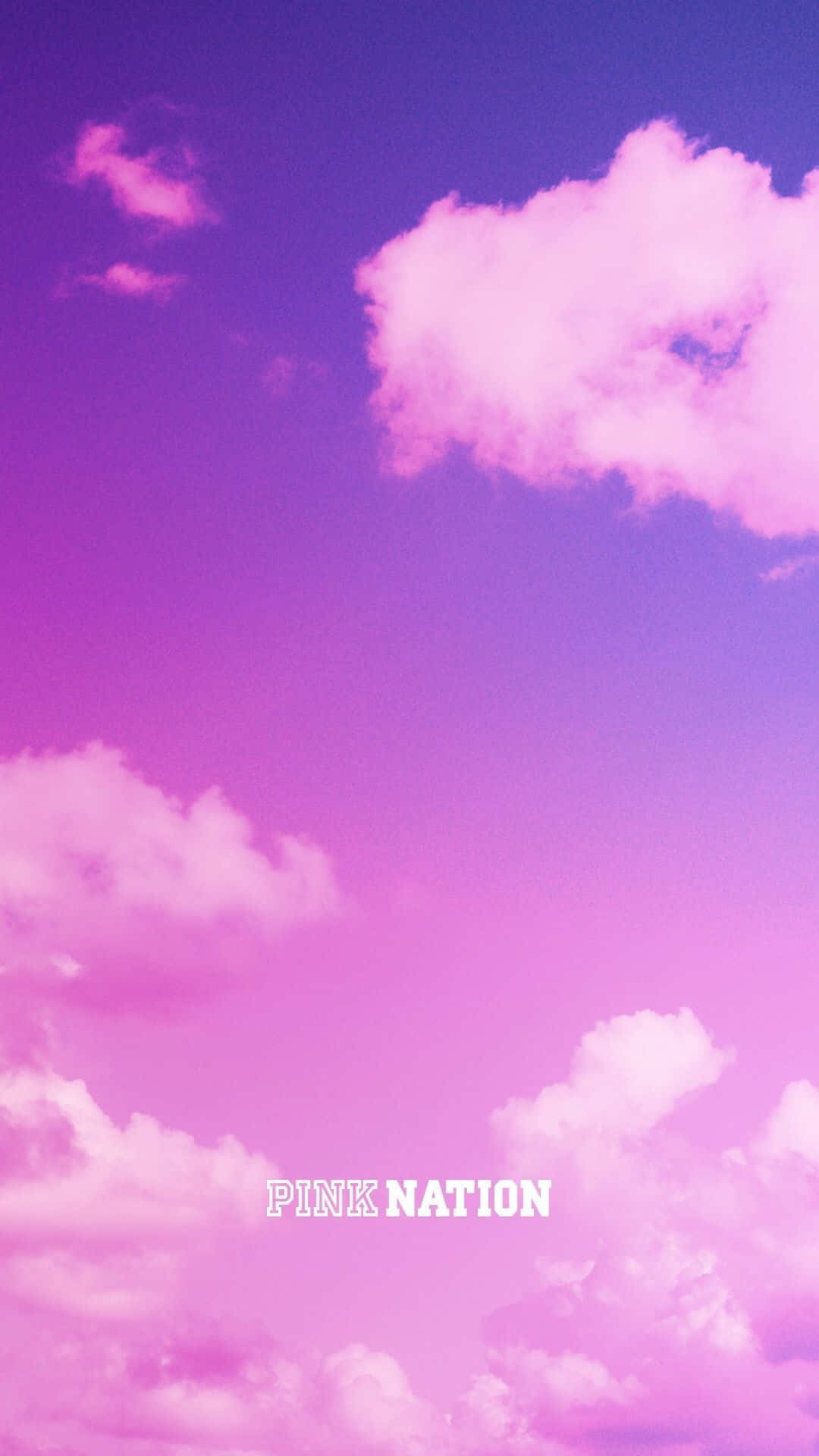 A Dreamy Scene of Pastel Pink and Purple Wallpaper