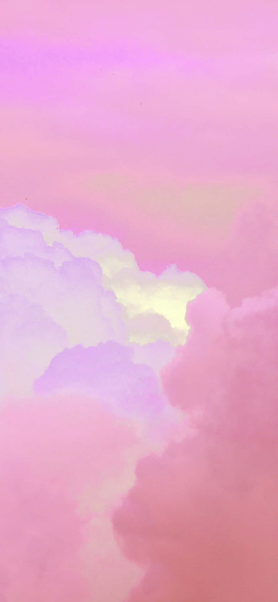Bright and Colorful Pastel Pink and Purple Gradient Background Wallpaper