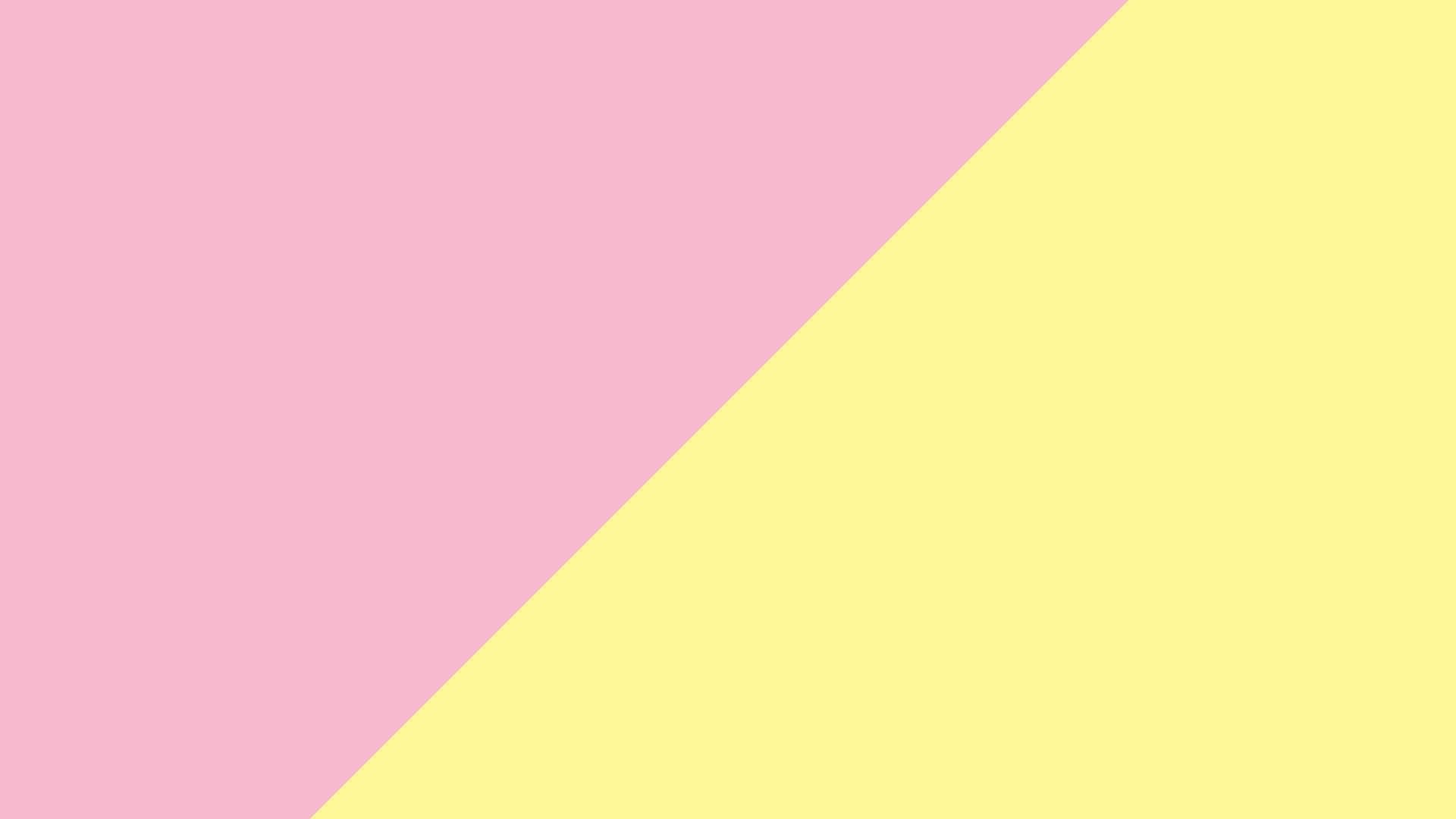 A Pink And Yellow Triangle With A Yellow Background Wallpaper