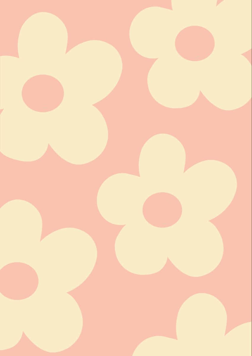 Brighten Your Day With Pastel Pink and Yellow Wallpaper
