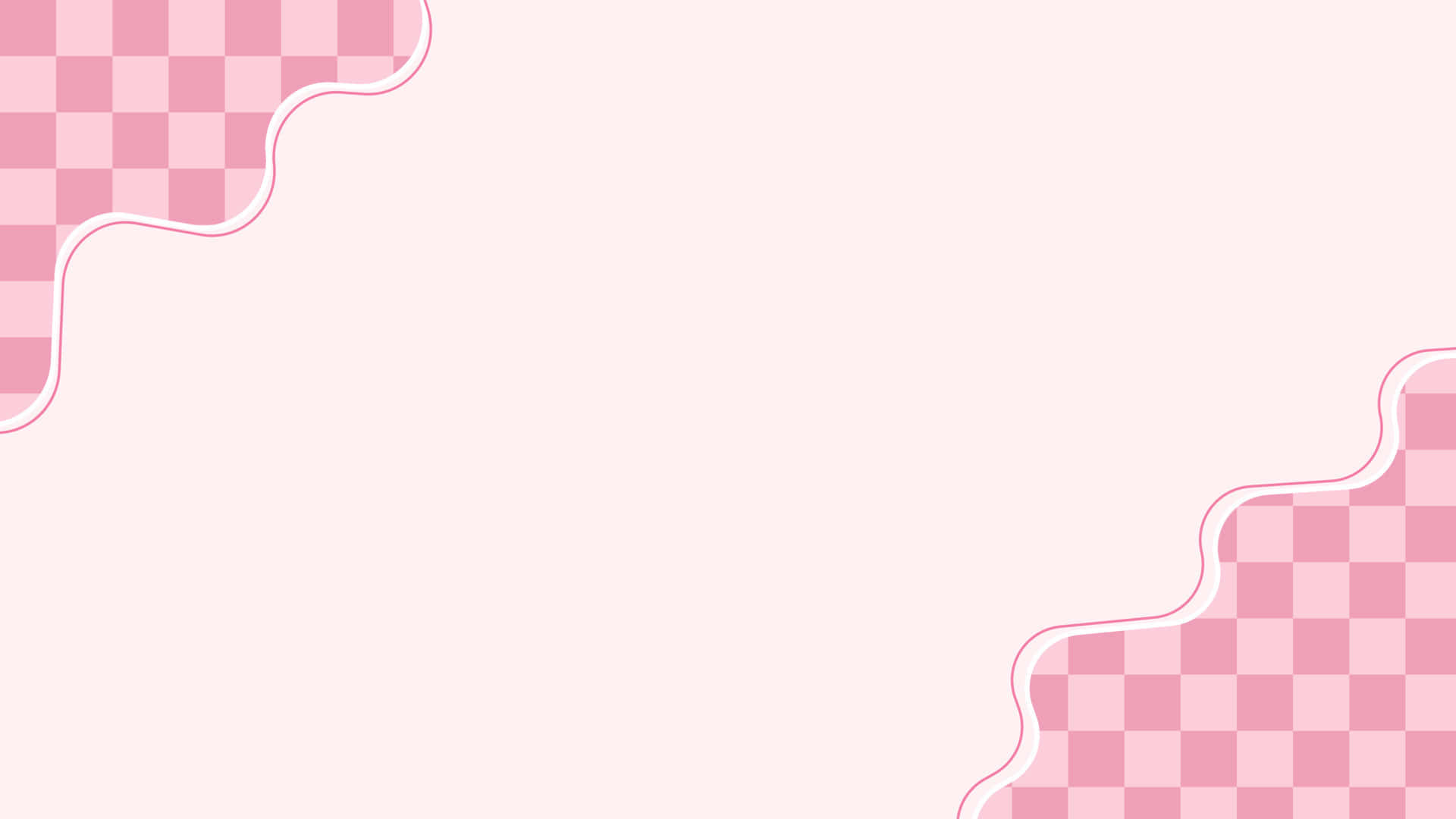 Pastel Pink Checkered Background Wallpaper