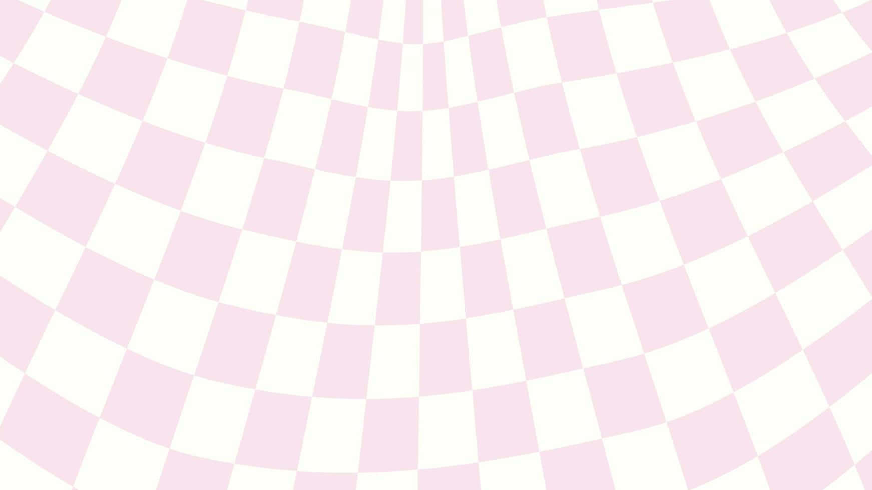 Pastel Pink Checkered Pattern Wallpaper