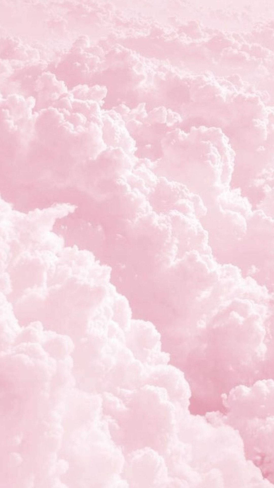 Hintergrundmit Pastellrosa Wolken Wallpaper