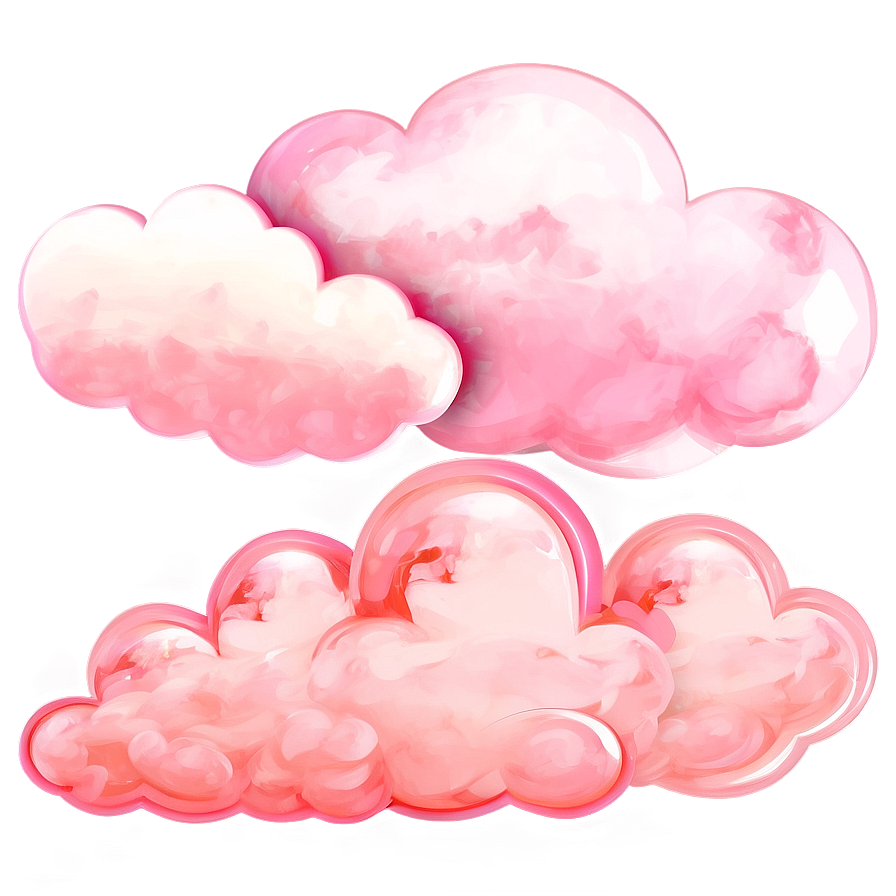 Pastel Pink Clouds Png Oxg PNG