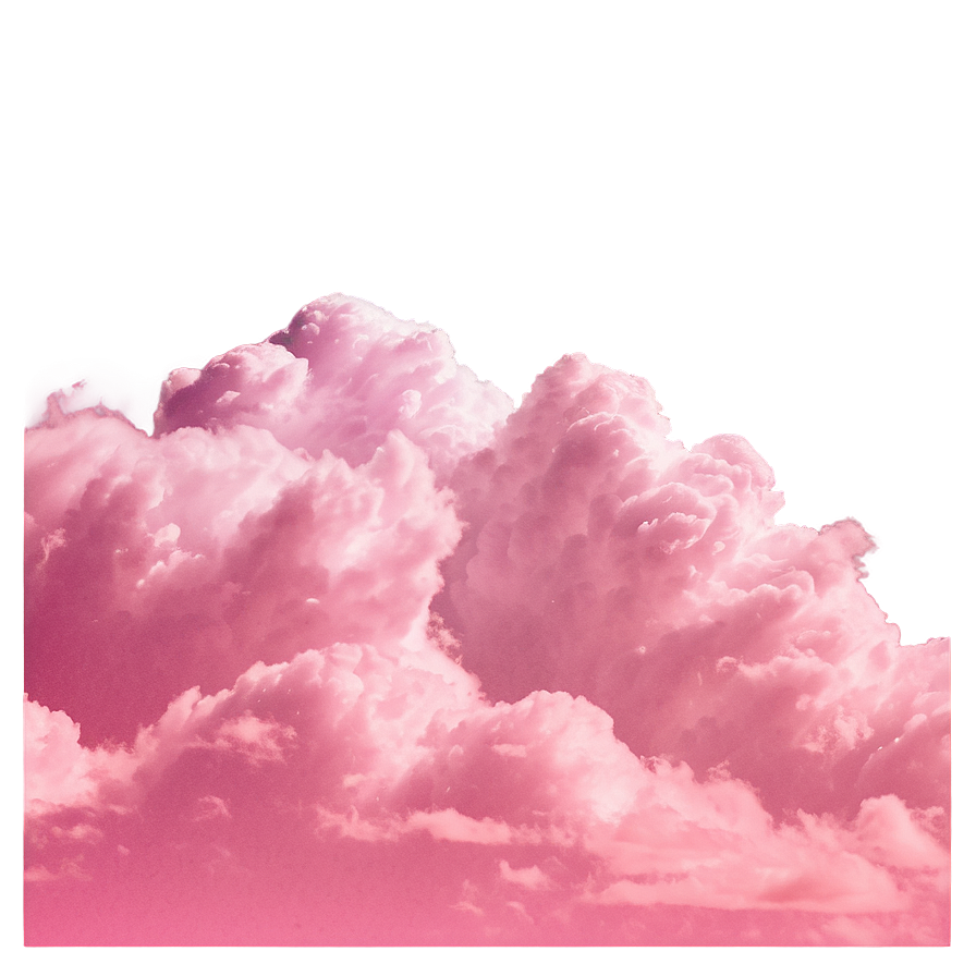 Pastel Pink Cloudscape Png Utb PNG