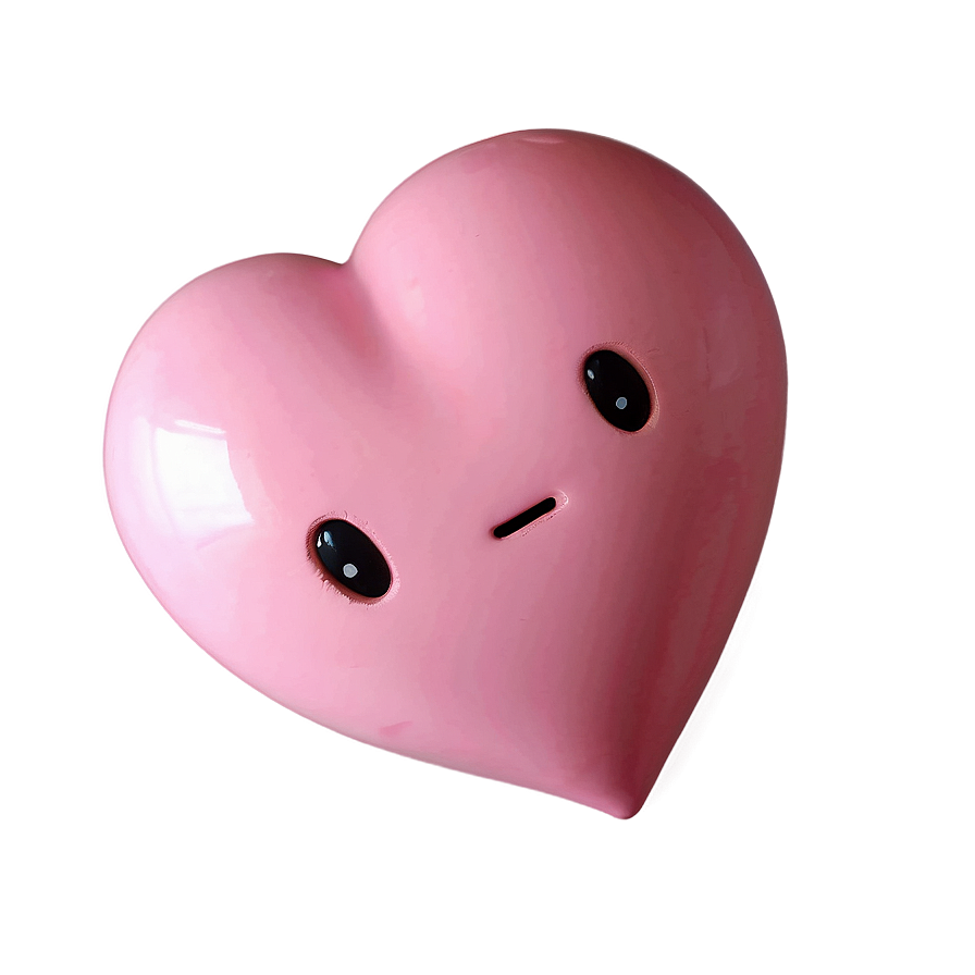 Pastel Pink Heart Emoji Png 06262024 PNG