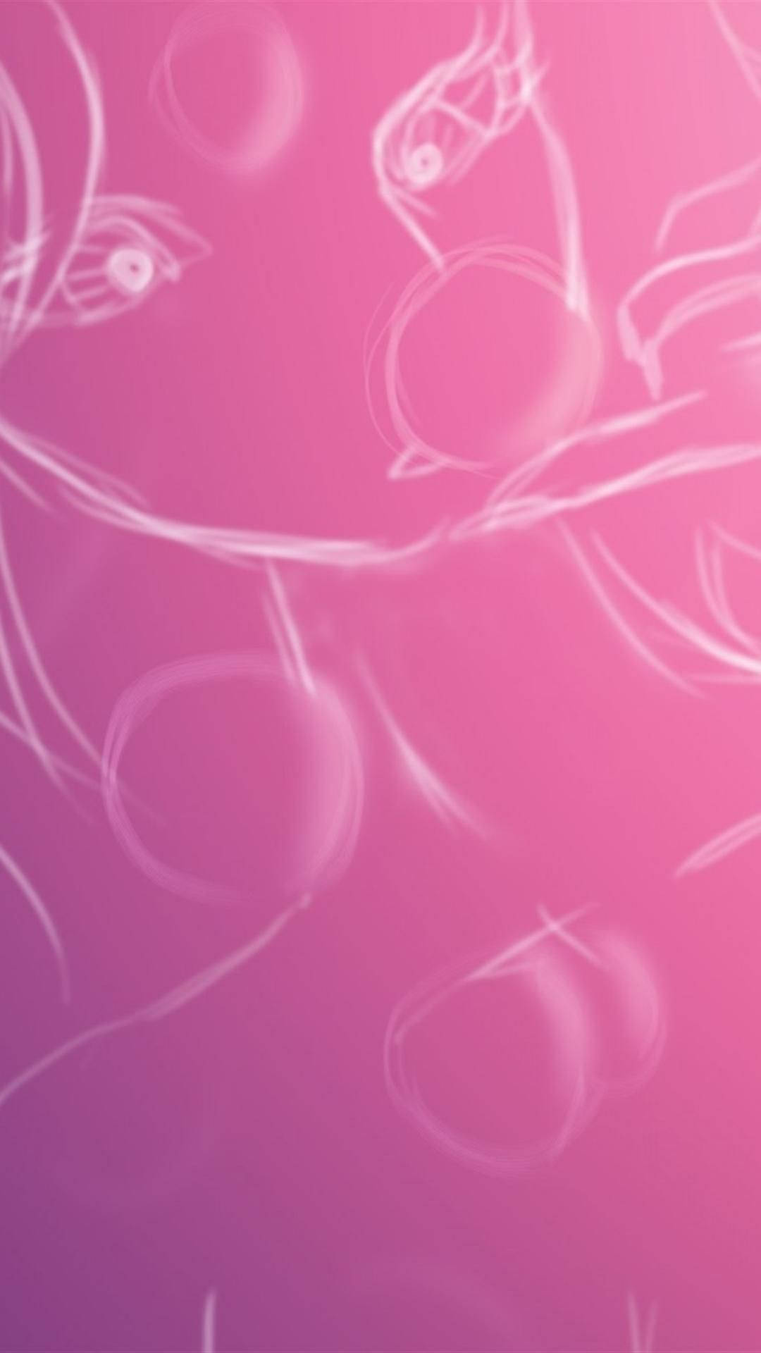 Destaquese Da Multidão Com Um Iphone Rosa Pastel Elegante. Papel de Parede