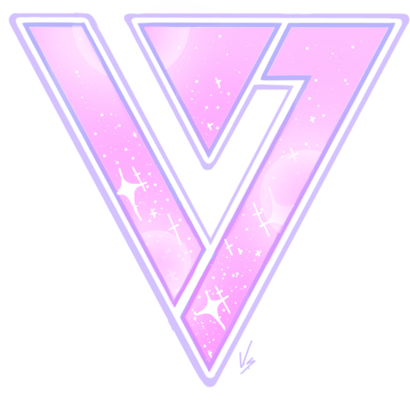 Pastel Pink Kpop Logo V PNG