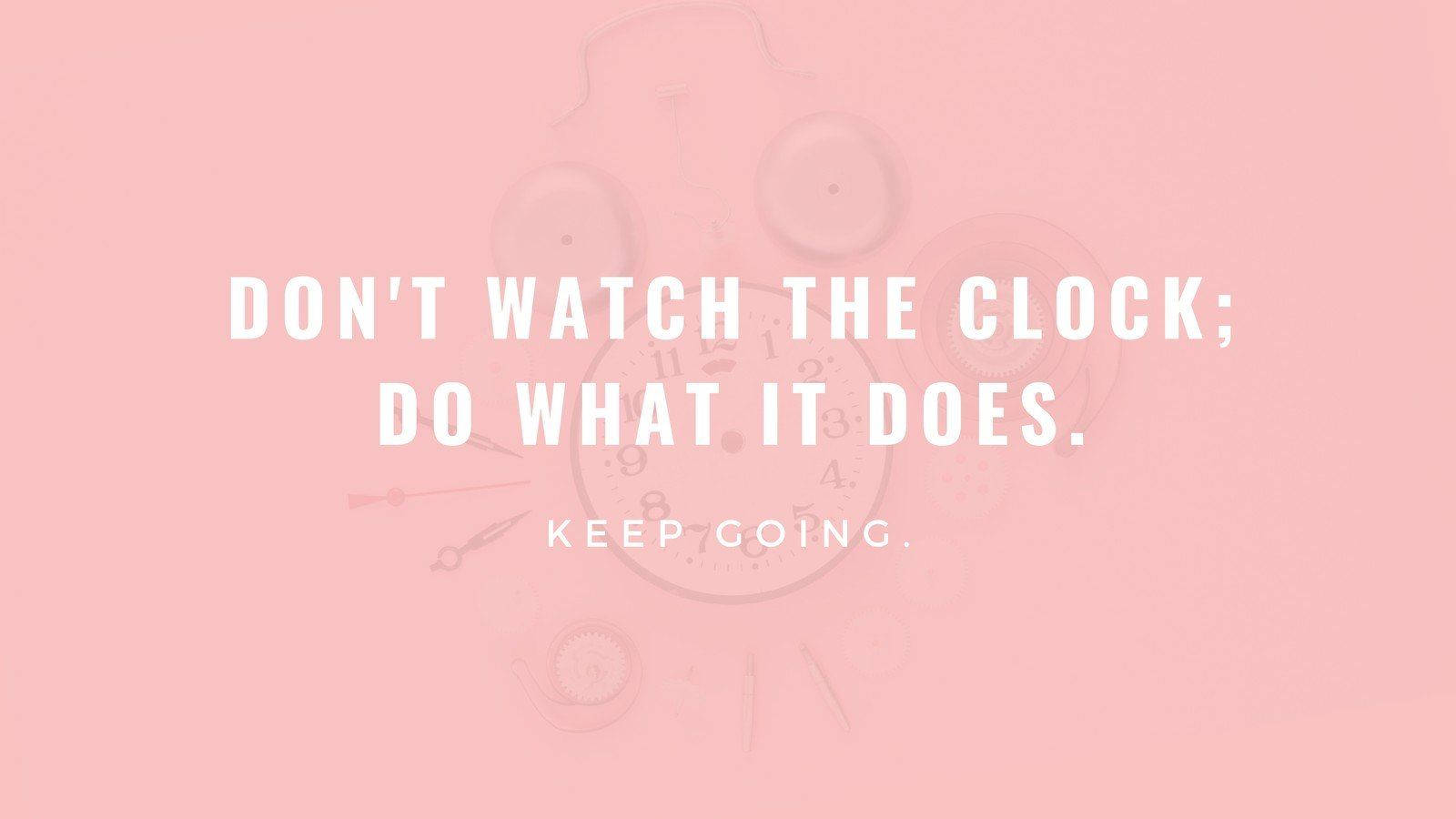 Pastel Pink Motivational Quote Wallpaper