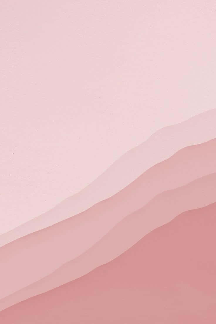 Pastel Pink Waves Background Wallpaper