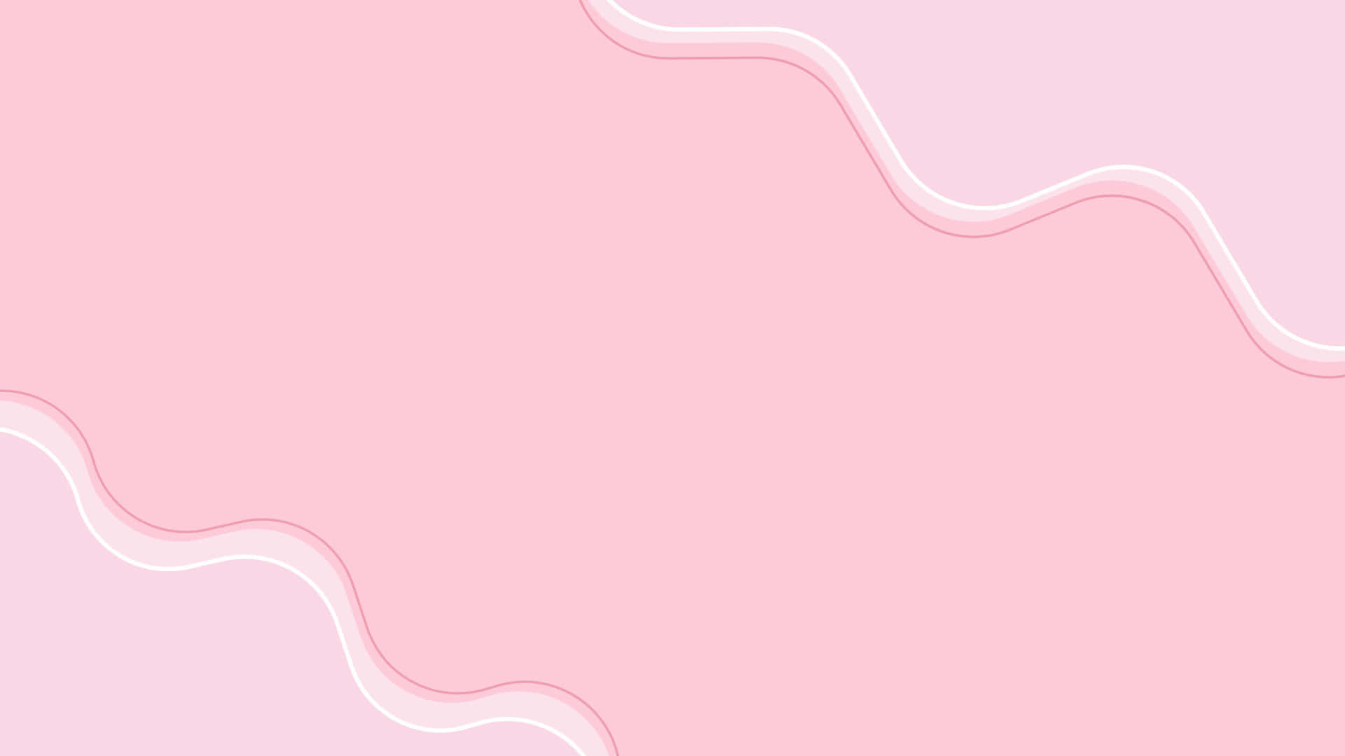 Pastel Pink Wavy Abstract Background Wallpaper