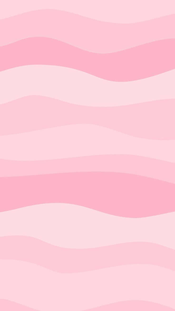 Pastel Pink Wavy Background Wallpaper